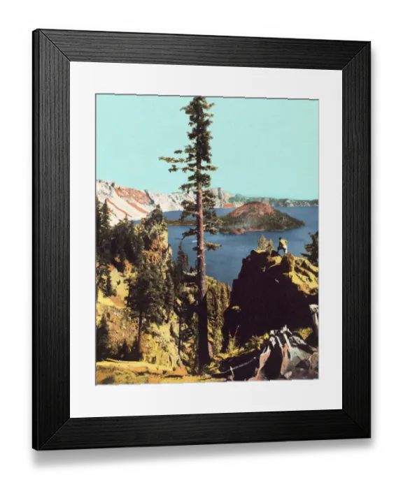 Framed Print : Wilderness Lake Scene Framed Print : Wilderness Lake Scene