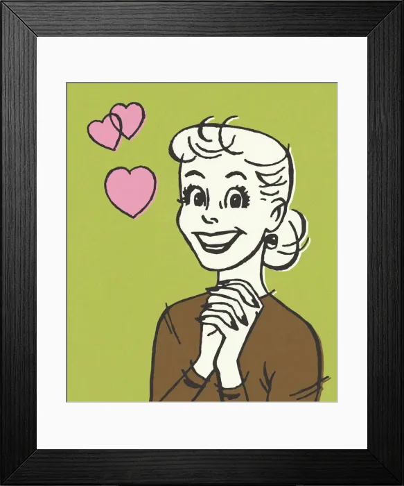 Framed Print : Lady in Love Framed Print : Lady in Love
