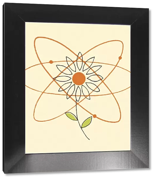 Atomic Symbol and Flower