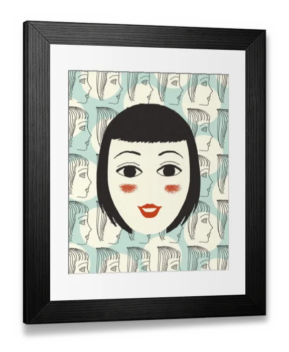 Framed Print : Smiling Face