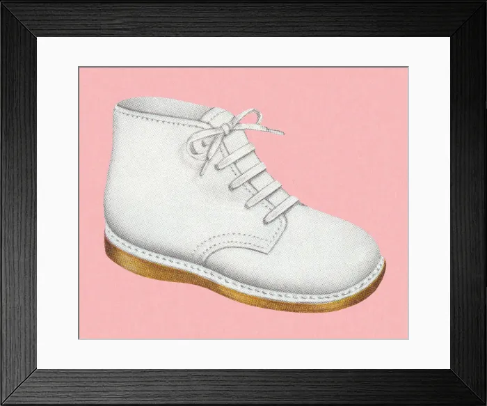 Framed Print : Baby Shoe