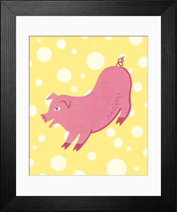 Framed Print : Pig Framed Print : Pig