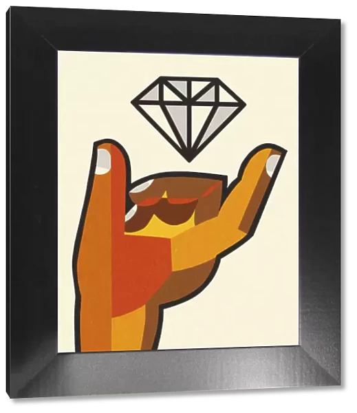 Hand and a Diamond