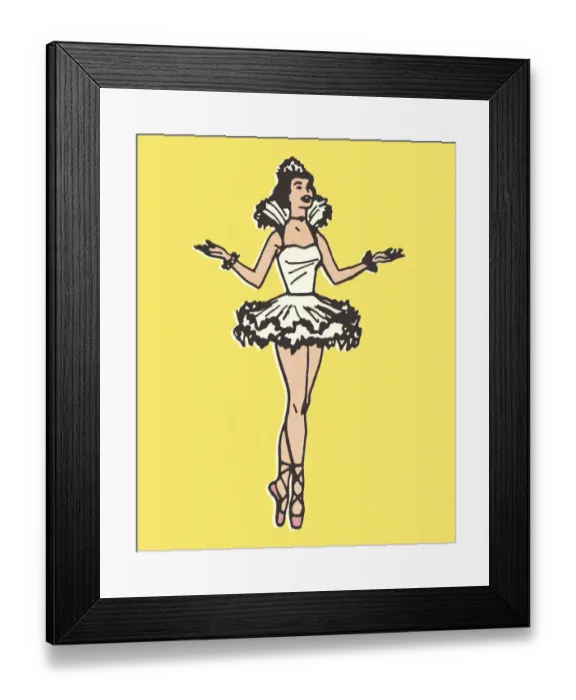 Framed Print : Ballerina Framed Print : Ballerina