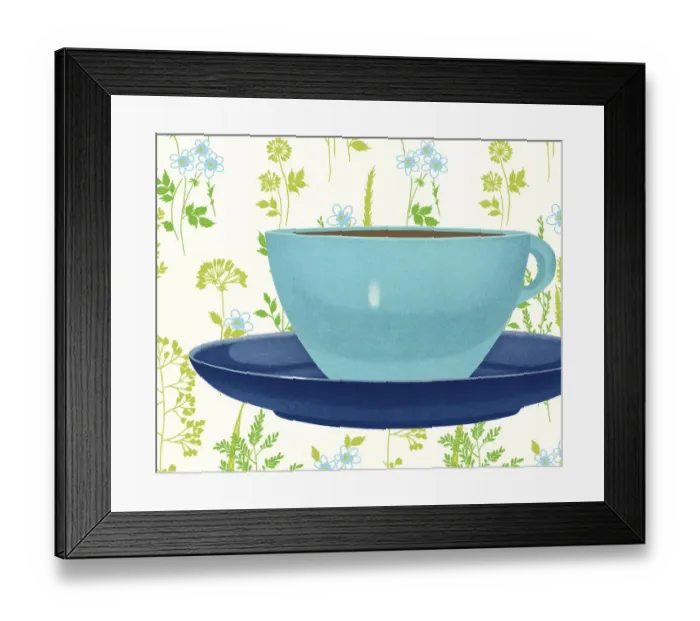 Framed Print : Coffee Cup and Saucer Framed Print : Coffee Cup and Saucer
