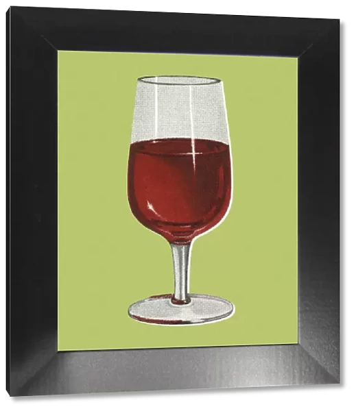 Wineglass With Red Wine