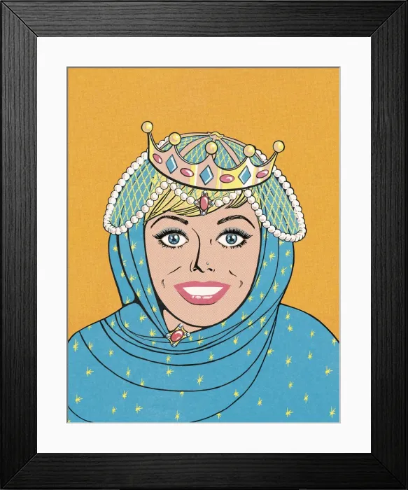 Framed Print : Portrait of a Princess Framed Print : Portrait of a Princess
