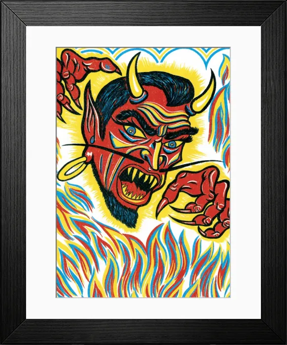 Framed Print : Devil Framed Print : Devil