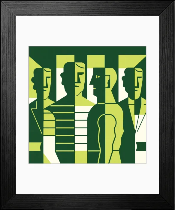 Framed Print : Abstract Men Framed Print : Abstract Men