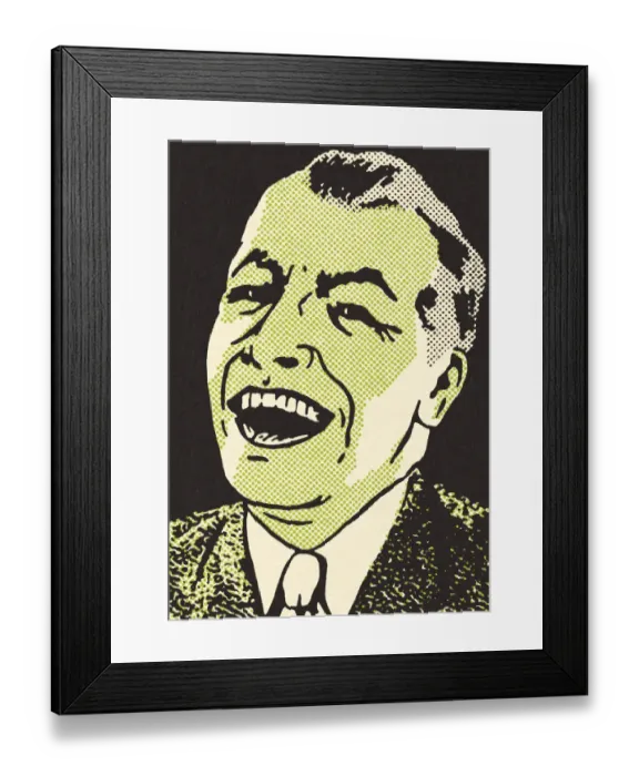 Framed Print : Laughing Man Framed Print : Laughing Man
