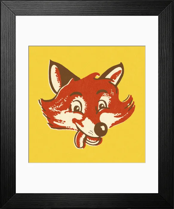 Framed Print : Head of a Fox Framed Print : Head of a Fox