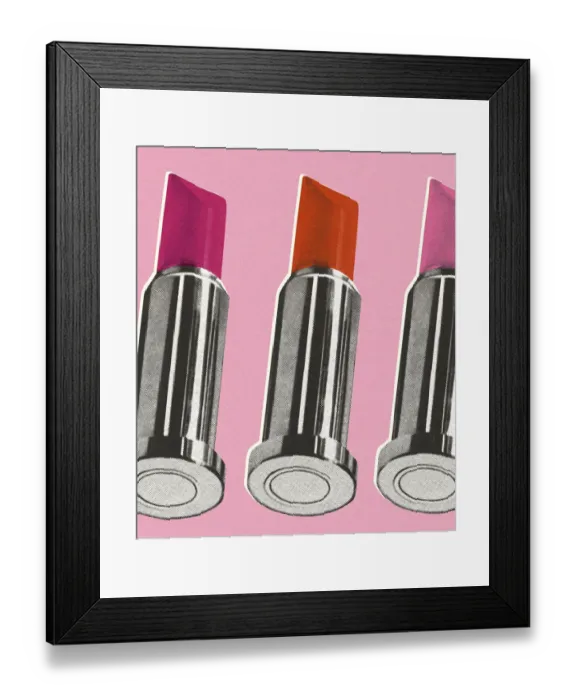 Framed Print : Three Tubes of Lipstick Framed Print : Three Tubes of Lipstick