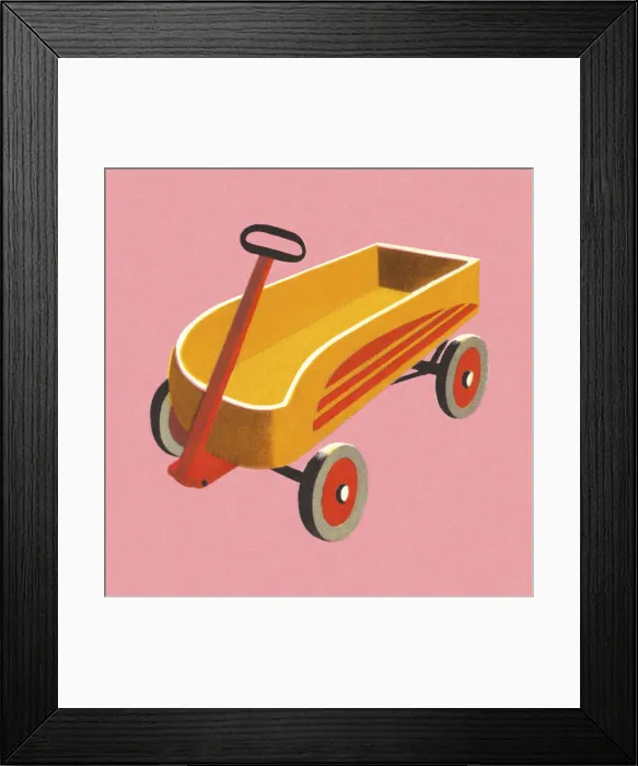 Framed Print : Toy Wagon Framed Print : Toy Wagon