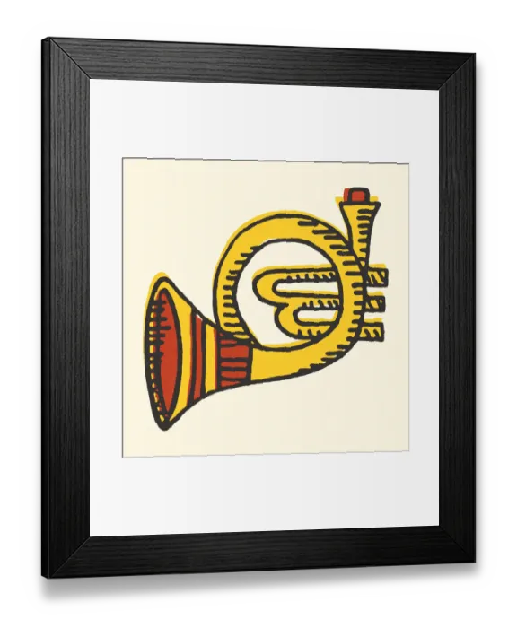 Framed Print : French Horn Framed Print : French Horn