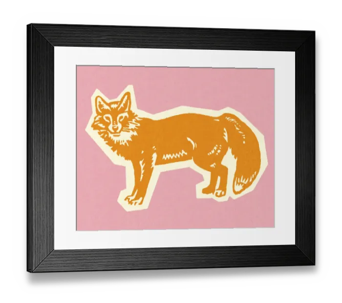Framed Print : Fox Framed Print : Fox