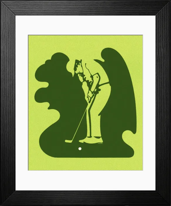Framed Print : Man Golfing Framed Print : Man Golfing