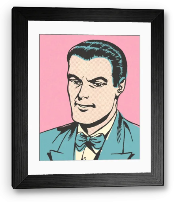 Framed Print : Portrait of a Man Framed Print : Portrait of a Man