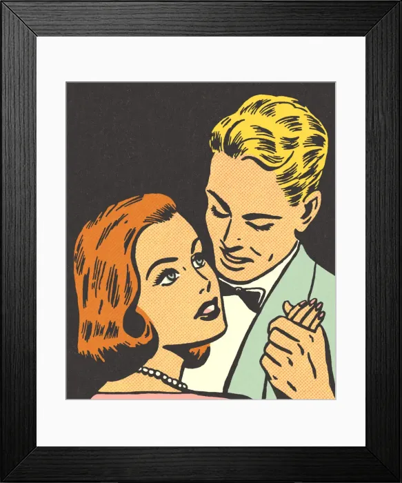 Framed Print : Couple Dancing