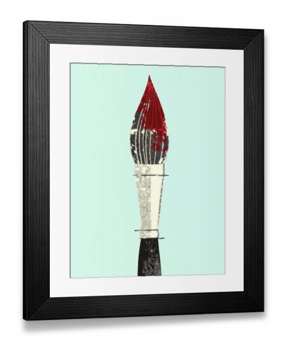 Framed Print : Paintbrush Framed Print : Paintbrush