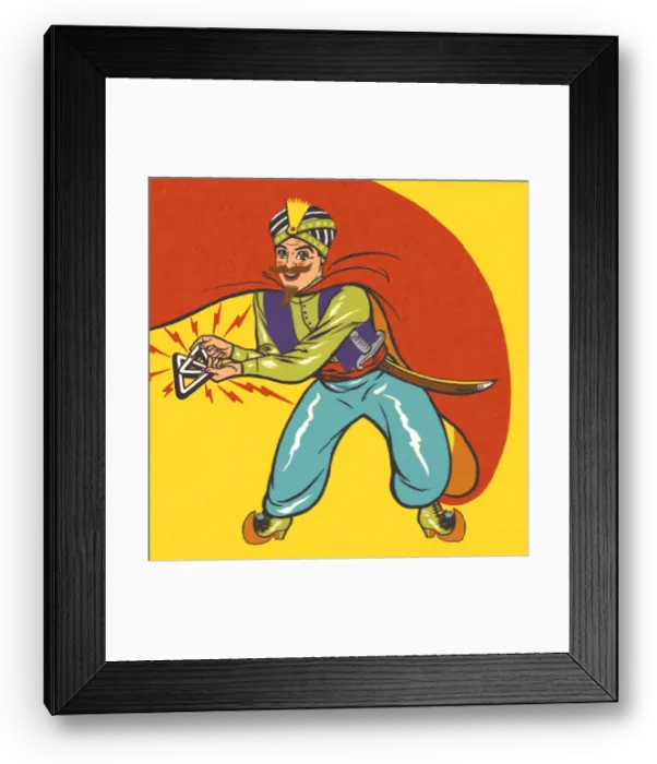 Framed Print : Aladdin Magician Framed Print : Aladdin Magician