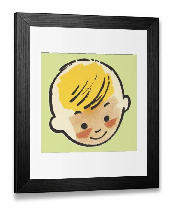 Framed Print : Blond Child Framed Print : Blond Child