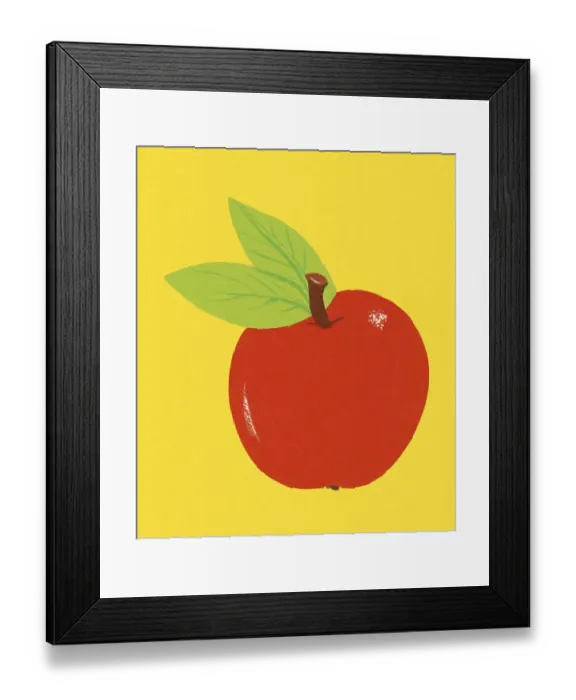 Framed Print : Red Apple Framed Print : Red Apple