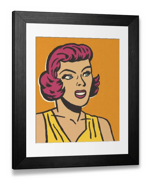 Framed Print : Portrait of a Woman Framed Print : Portrait of a Woman