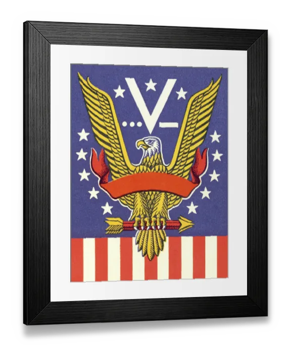 Framed Print : Eagle and Banner Framed Print : Eagle and Banner