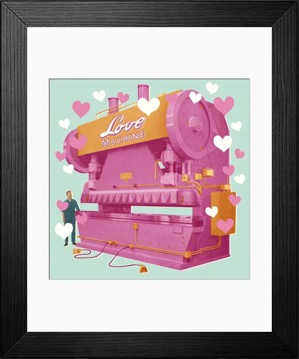 Framed Print : Love Machine