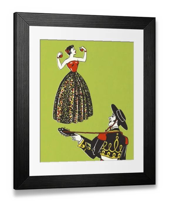 Framed Print : Ethnic Singer and Guitar Player Framed Print : Ethnic Singer and Guitar Player