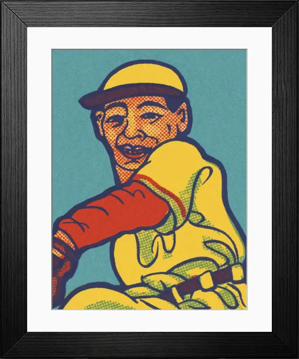 Framed Print : Baseball Player Framed Print : Baseball Player