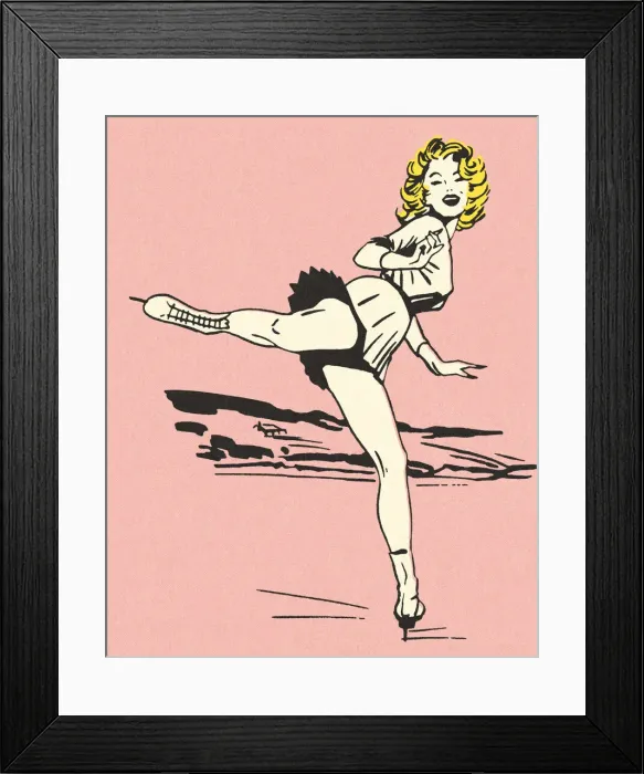 Framed Print : Figure Skater Framed Print : Figure Skater