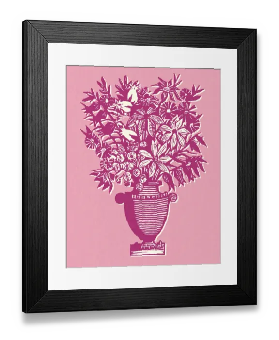 Framed Print : Vase Full of Flowers Framed Print : Vase Full of Flowers