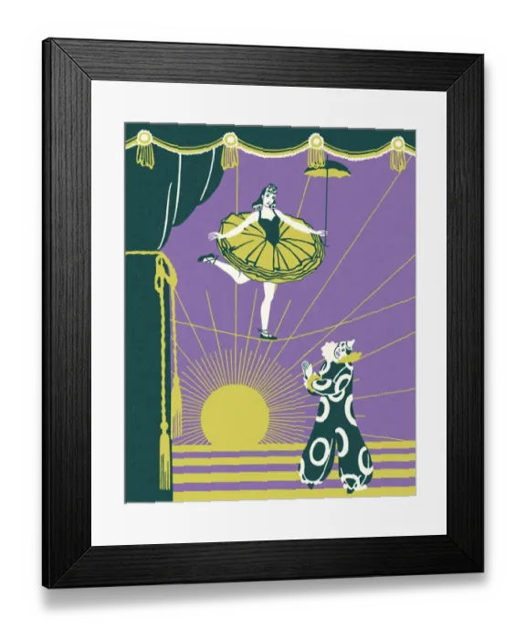 Framed Print : Circus Act Framed Print : Circus Act