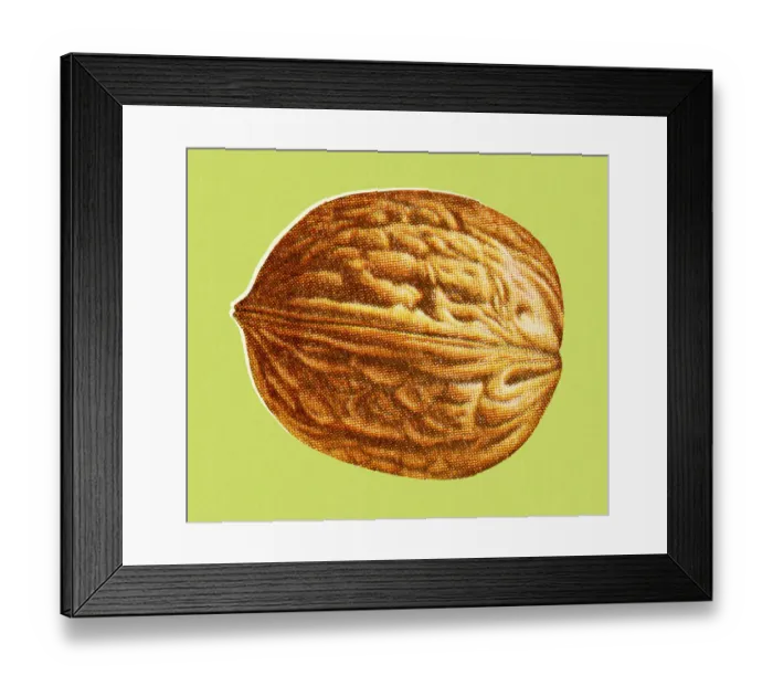 Framed Print : Walnut