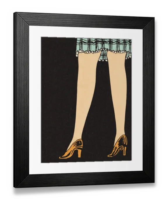 Framed Print : Womans Legs Framed Print : Womans Legs