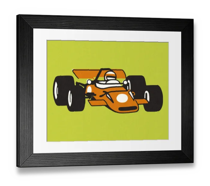 Framed Print : Race Car Framed Print : Race Car
