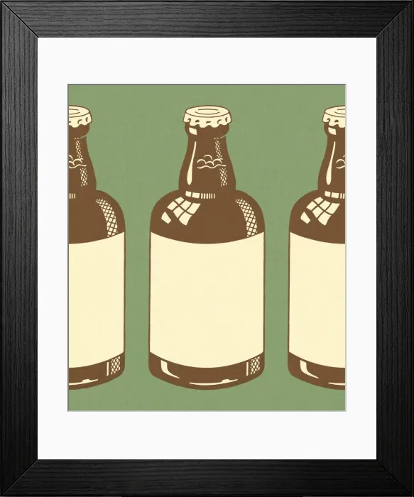 Framed Print : Bottles of Beer Framed Print : Bottles of Beer