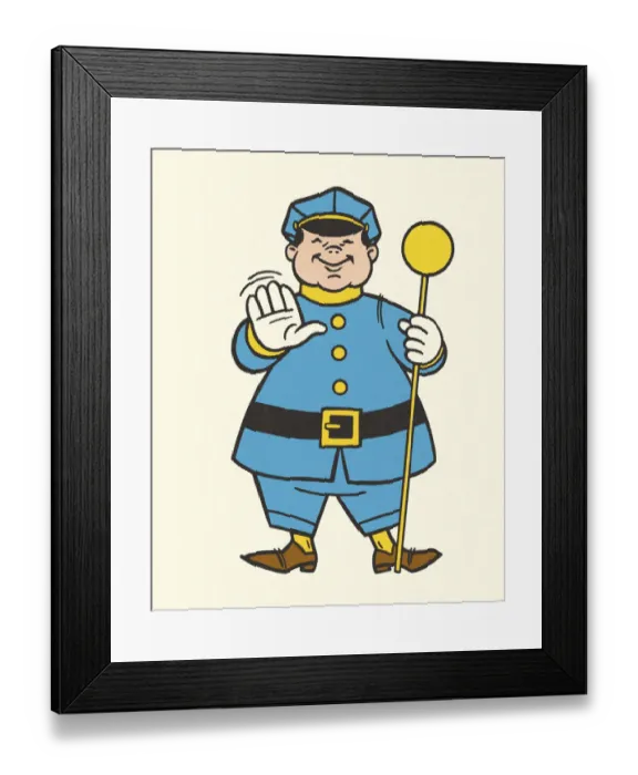 Framed Print : Traffic Cop Framed Print : Traffic Cop
