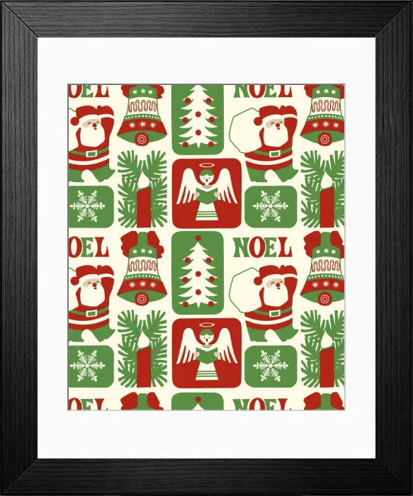 Framed Print : Christmas Pattern Framed Print : Christmas Pattern