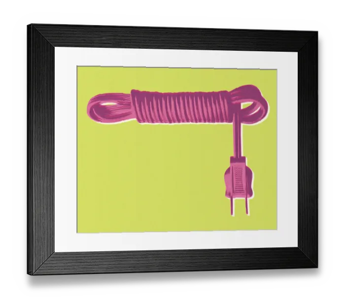 Framed Print : Electrical Extension Cord Framed Print : Electrical Extension Cord