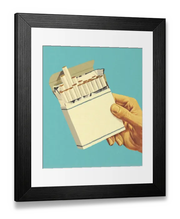 Framed Print : Pack of Cigarettes Framed Print : Pack of Cigarettes