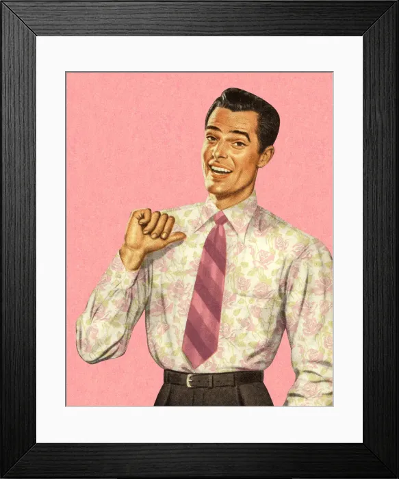 Framed Print : Portrait of a Handsome Man Framed Print : Portrait of a Handsome Man