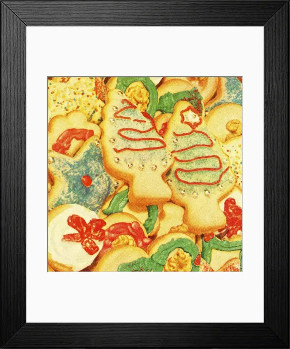 Framed Print : Christmas Cookies