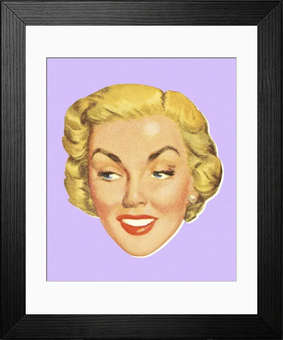 Framed Print : Womans Face