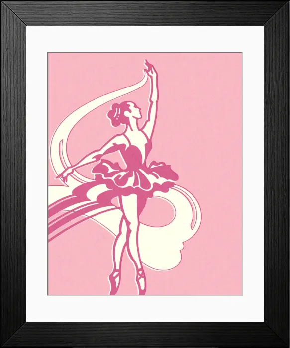 Framed Print : Graceful Ballerina