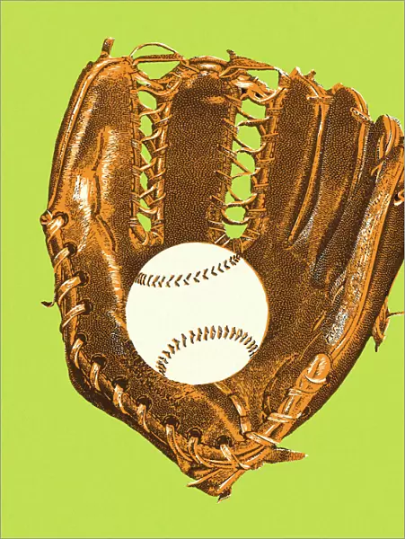 Baseball Glove and Baseball