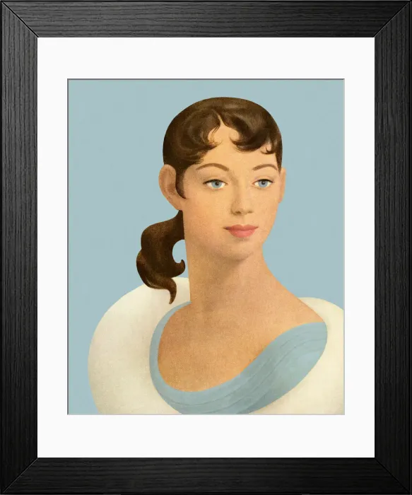 Framed Print : Portrait of a Woman Framed Print : Portrait of a Woman