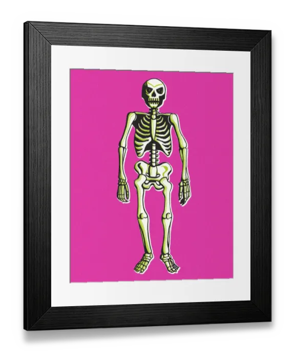 Framed Print : Skeleton Framed Print : Skeleton
