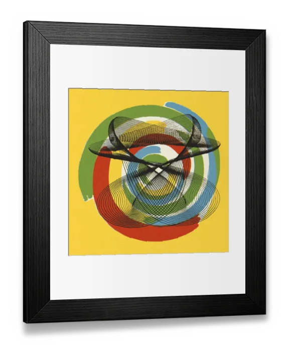 Framed Print : Spiral Pattern of Colors Framed Print : Spiral Pattern of Colors